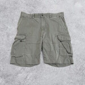 Y2K Polo Ralph Lauren baggy cargo shorts green khaki size 40